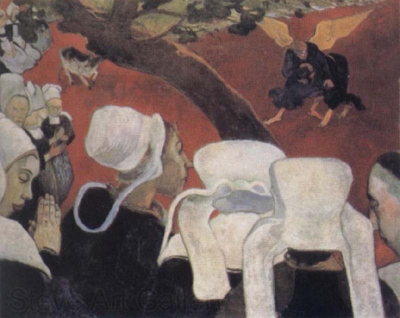 Paul Gauguin The Vision after the Sermon France oil painting art